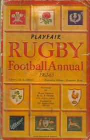 PLAYFAIR RUGBY FOOTBALL ANNUAL 1962-63