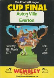 ASTON VILLA V EVERTON 1977 (LEAGUE CUP FINAL) FOOTBALL PROGRAMME