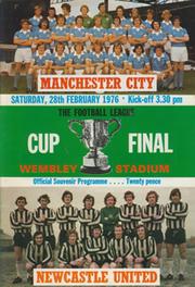 MANCHESTER CITY V NEWCASTLE UNITED 1976 (LEAGUE CUP FINAL) FOOTBALL PROGRAMME