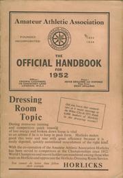 AMATEUR ATHLETIC ASSOCIATION HANDBOOK 1952