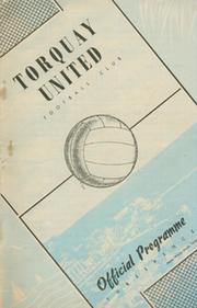 TORQUAY UNITED V NORWICH CITY 1951-52 FOOTBALL PROGRAMME