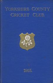 YORKSHIRE COUNTY CRICKET CLUB 1915 [ANNUAL]