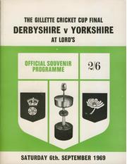DERBYSHIRE V YORKSHIRE 1969 (LORD