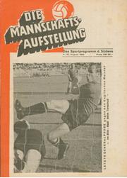 FC NURNBERG V MANCHESTER UNITED 1965-66 (PRE-SEASON FRIENDLY) FOOTBALL PROGRAMME