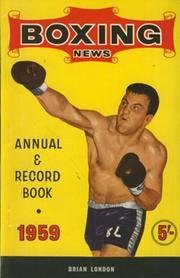 BOXING NEWS ANNUAL AND RECORD BOOK 1959