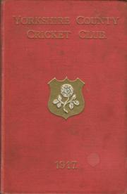 YORKSHIRE COUNTY CRICKET CLUB 1917 [ANNUAL]