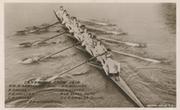 CAMBRIDGE ROWING CREW 1910 POSTCARD