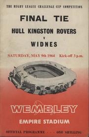 HULL KINGSTON ROVERS V WIDNES 1964 (CHALLENGE CUP FINAL) PROGRAMME