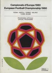 EUROPEAN FOOTBALL CHAMPIONSHIPS 1980 TOURNAMENT PROGRAMME
