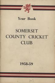 SOMERSET COUNTY CRICKET CLUB YEARBOOK 1958-59