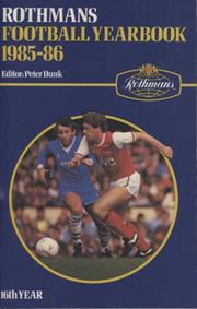 ROTHMANS FOOTBALL YEARBOOK 1985-86