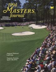 MASTERS 1994 (AUGUSTA) OFFICIAL GOLF PROGRAMME