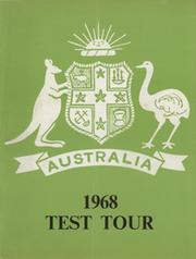 AUSTRALIA 1968 TEST TOUR - CRICKET BROCHURE