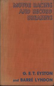 MOTOR RACING AND RECORD BREAKING