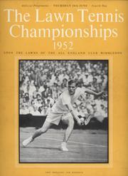 WIMBLEDON CHAMPIONSHIPS 1952 (DAY 4) TENNIS PROGRAMME