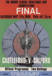 CASTLEFORD V SALFORD 1969 (CHALLENGE CUP FINAL) RUGBY LEAGUE PROGRAMME
