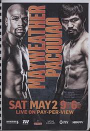MAYWEATHER V PACQUIAO - 2015 BOXING PRESS-PACK