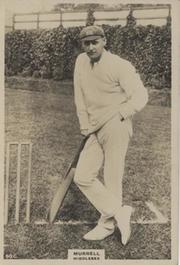 JOE MURRELL (KENT & MIDDLESEX) LARGE "PINNACE" CARD - ALSO PLAYED FOR ARSENAL