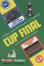 BRIGHTON & HOVE ALBION V MANCHESTER UNITED 1983 (F.A. CUP FINAL) FOOTBALL PROGRAMME