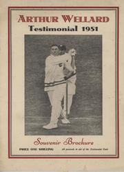 ARTHUR WELLARD (SOMERSET) 1951 CRICKET BENEFIT BROCHURE