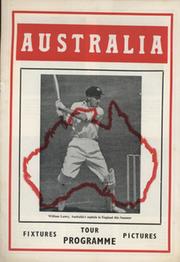AUSTRALIA TOUR PROGRAMME - 1968 ASHES CRICKET TOUR 