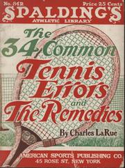 34 COMMON TENNIS ERRORS AND THE REMEDIES
