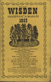 WISDEN CRICKETERS