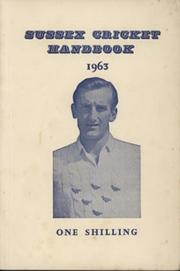 OFFICIAL SUSSEX CRICKET HANDBOOK 1963