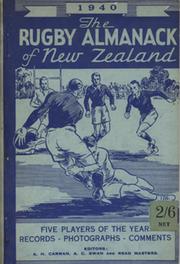 RUGBY ALMANACK OF NEW ZEALAND 1940