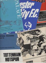 DERBY COUNTY 1971-72 (LEAGUE CHAMPIONS) FOOTBALL PROGRAMMES X 5