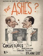 THE ASHES? "CRICKETURES OF THE AUSTRALIAN AND ENGLISH TEAMS"