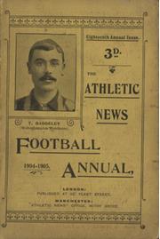ATHLETIC NEWS FOOTBALL ANNUAL 1904-1905