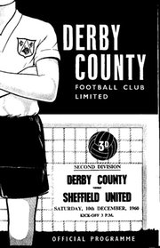 DERBY COUNTY V SHEFFIELD UNITED 1960-61 FOOTBALL PROGRAMME