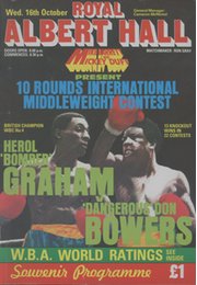 HEROL GRAHAM V ROBERTO RUIZ 1985 BOXING PROGRAMME