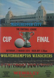 MANCHESTER CITY V WOLVERHAMPTON WANDERERS 1974 (LEAGUE CUP FINAL) FOOTBALL PROGRAMME