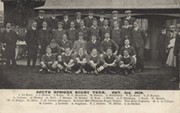 SOUTH AFRICA 1906-07 (V KENT) RUGBY POSTCARD