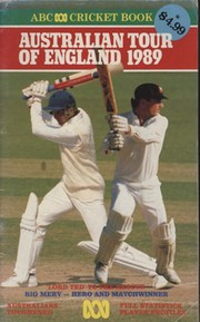 ABC CRICKET BOOK: AUSTRALIAN TOUR OF ENGLAND 1989