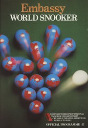 EMBASSY WORLD SNOOKER CHAMPIONSHIP 1986 SOUVENIR PROGRAMME