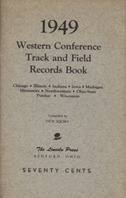 1949 WESTERN CONFERENCE TRACK AND FIELD RECORDS BOOK