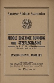 MIDDLE DISTANCE RUNNING AND STEEPLECHASING