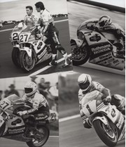 GARDNER, LAWSON & DOOHAN (ROTHMANS HONDA TEAM) 1989 MOTORCYCLING PHOTOGRAPHS