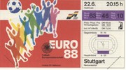 SOVIET UNION V ITALY 1988 (EUROPEAN CHAMPIONSHIPS SEMI-FINAL) FOOTBALL TICKET