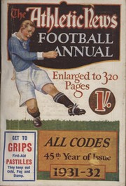ATHLETIC NEWS FOOTBALL ANNUAL 1931-32