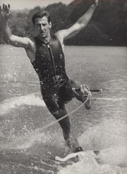 MIKE HAZELWOOD 1980S WATER SKIING PHOTOGRAPH