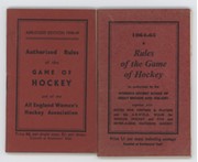 RULES OF THE GAME OF HOCKEY 1948 AND 1964