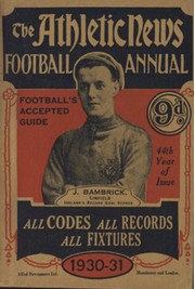 ATHLETIC NEWS FOOTBALL ANNUAL 1930-31