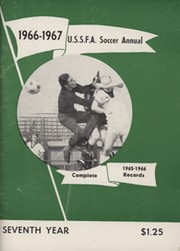1966-1967 OFFICIAL UNITED STATES SOCCER FOOTBALL ASSOCIATION ANNUAL