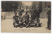 ITALY FOOTBALL TEAM 1924 (PARIS OLYMPICS) POSTCARD
