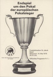 DINAMO KIEV V FERENCVAROS 1975 (ECWC FINAL) FOOTBALL PROGRAMME