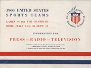 1960 UNITED STATES SPORTS TEAMS - ROME OLYMPICS